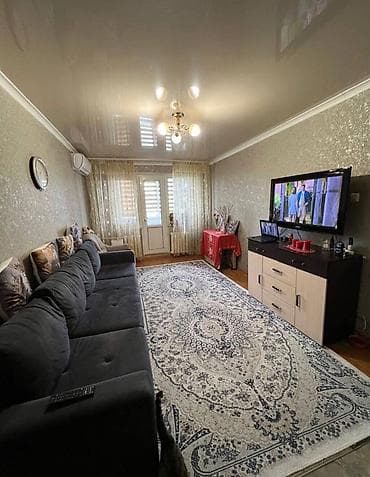 3 комнаты, 58 м², Ата-Тюрк парк 104 серия, 4 этаж, Косметический ремонт