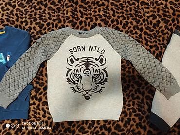 Балдардын кийим-кечелери жана бут кийимдери: 3 свитера/ кофты ТЕПЛЫЕ на 6-7 лет. Цена за все - 800 сом состояние — 5