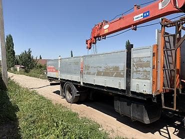 Услуги бортового грузовика с краном-манипулятором. - Бортовой кузов с