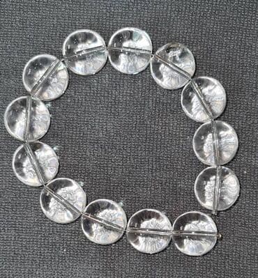 полимерный песок: Бусины из камня, Горный хрусталь гретый (для лучшей прозрачности) — 2