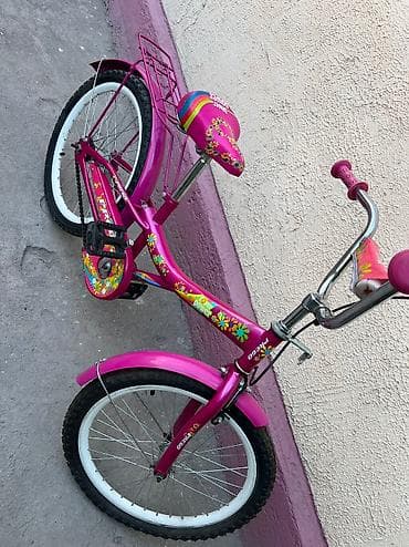 Детские самокаты: Детский велосипед, 2-колесный, 6 - 9 лет, Для девочки, Б/у — 2