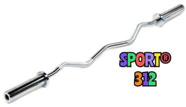 Спорт и отдых: Гриф для штанги EZ образный, профессиональный (посадочный диаметр 50 — 1