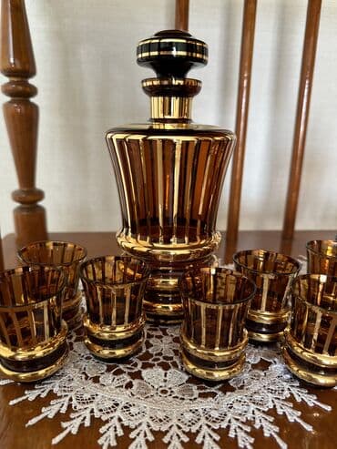 Посуда: Чешские наборы из богемского стекла — 5