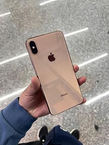IPhone Xs Max, Б/у, 256 ГБ, Золотой, 75 %