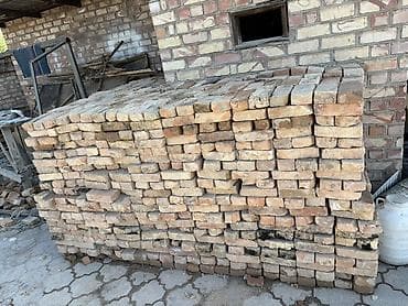 Кирпич полнотелый керамический, разобранный со строения. - Материал