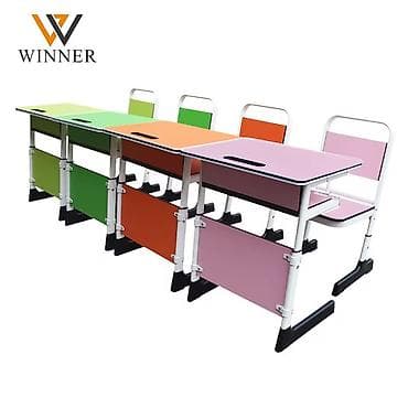 study table: Комплект парты и стула, Новый, Бесплатная доставка, Платная доставка, Самовывоз — 1