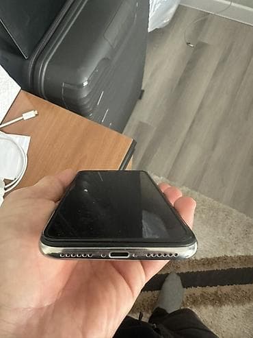 iphone 11 pro: IPhone X, Б/у, 64 ГБ, Серебристый, Кабель, 95 % — 2