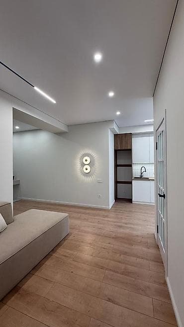 комнаты в тамчы: 2 комнаты, 55 м², Асанбай мкр Элитка, 10 этаж, Дизайнерский ремонт — 10