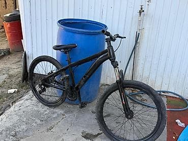алюминиевый велосипед: Горный велосип MTB сделан под стант лёгкий+-15кг 24дюйма тормоза — 1