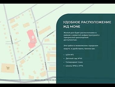 Недвижимость: 1 комната, 52 м², Элитка, Джал мкр (в т.ч. Верхний, Нижний, Средний) Элитка, 10 этаж, ПСО (под самоотделку) — 7