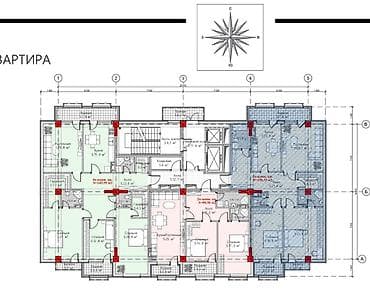Квартиры: 2 комнаты, 80 м², Элитка, 11 этаж, ПСО (под самоотделку) — 3