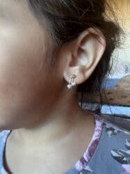 свадебные платья в бишкеке фото и цены: Серьги, Проба 585, Фианит, Детские, Б/у — 3