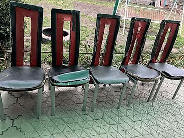 продаю б у стулья: Кухонный стол и стул, Б/у — 1