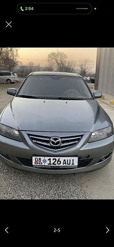 мотор морнинг: Mazda 6: 2003 г., 2 л, Механика, Дизель, Седан — 1