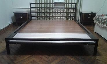 Эмерек: Кровать металлическая 
размер спального места 200*160
цена 18000с — 1