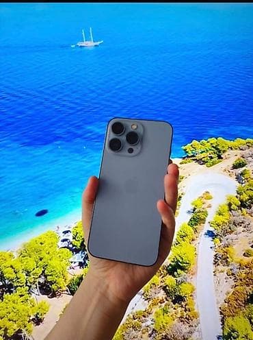 IPhone 13 Pro, Новый, 128 ГБ, Sierra Blue, Защитное стекло, Чехол, Кабель, 76 %