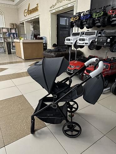 nike tech fleese: Прогулочная коляска NEW LUX (серый) - Лёгкая и маневренная рама с — 3