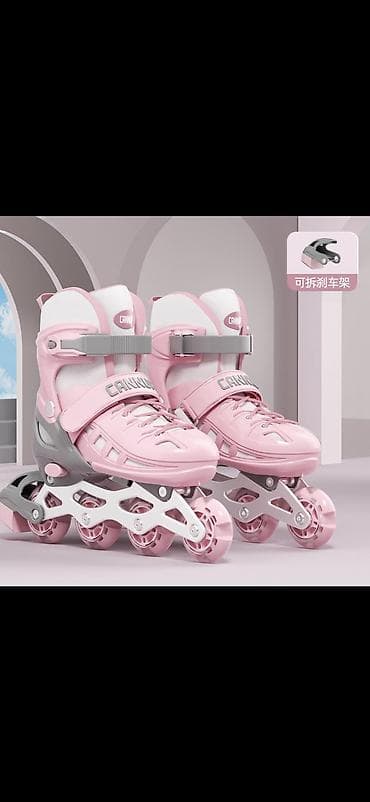 Детские роликовые коньки CANNUP - Тип: раздвижные инлайн-ролики (4 at lalafo.kg Детские роликовые коньки CANNUP - Тип: раздвижные инлайн-ролики (4