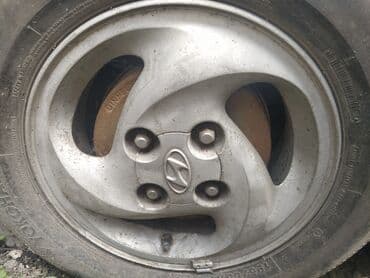 Литые Диски R 14 Hyundai, Комплект, отверстий - 4, Б/у