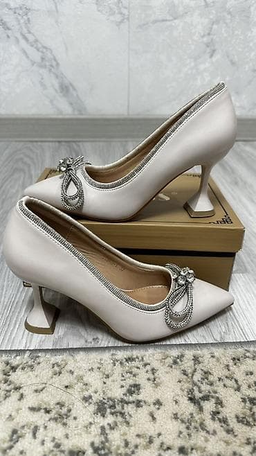 нежная: Туфли-лодочки Datka - Цвет: нежный бежево-розовый (нюд). - Материал — 1