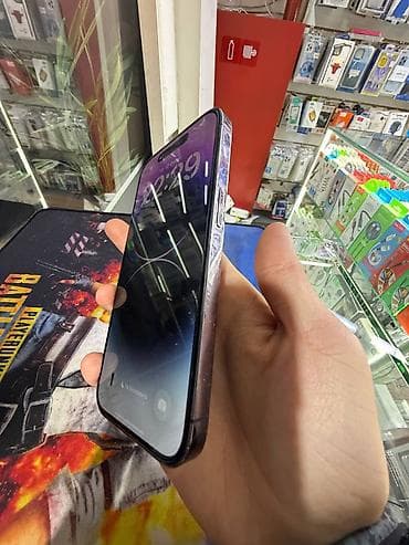 realme c3: IPhone 14 Pro, Б/у, 512 ГБ, Deep Purple, 82 % — 4