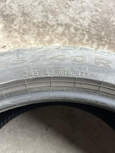 покрытые: Шины 245 / 40 / R 18, Лето, Б/у, Пара, Легковые, Pirelli — 3