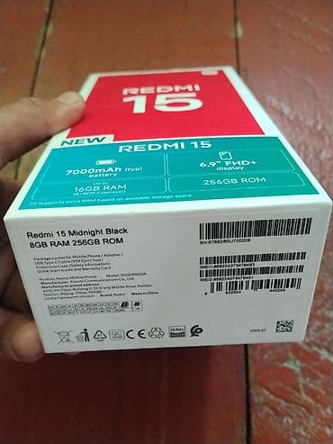 Redmi, Redmi 15, 256 ГБ, цвет - Черный, 2 SIM at lalafo.kg Redmi, Redmi 15, 256 ГБ, цвет - Черный, 2 SIM