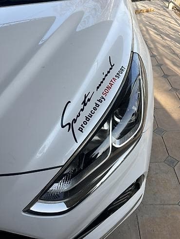 mini cuper: Виниловая наклейка на автомобиль “Sports mind – produced by SONATA — 2