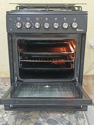 газовые духовка: Комбинированная плита, IDEAL, Б/у, Напольная, Механическая, Полная оплата — 6