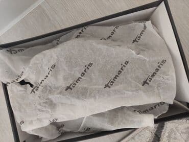 Прокат одежды: Туфли, 39, Tamaris, Новый, цвет - Черный, Самовывоз, Бесплатная доставка — 5