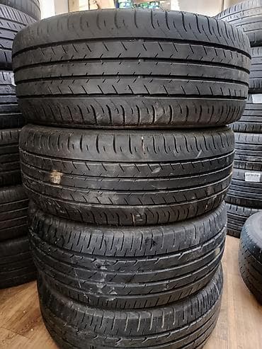 Шины 215 / 55 / R 17, Лето, Б/у, Комплект, Легковые, Япония