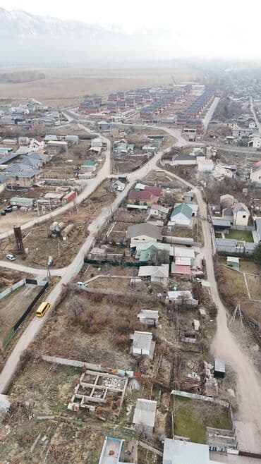 продажа участков бишкек: 7 соток, Для строительства, Договор купли-продажи, Красная книга — 8