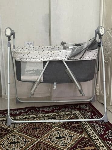 растения обмен: Люлька, Б/у, Колыбель, Качалка, Металл, цвет - Серый, Самовывоз — 1