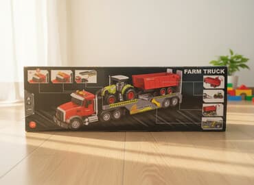 развивающие игрушки 2 3 года: Игровой набор «FARM TRUCK» — тягач-платформа с трактором и — 1