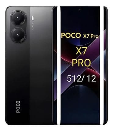 Poco X7 Pro, 512 ГБ, цвет - Черный, 2 SIM