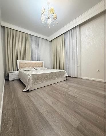 1ком кв пишпек: 2 комнаты, 70 м², 7 этаж, Дизайнерский ремонт — 1