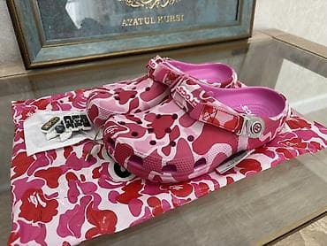 камуфляжы: Сабо, 37, 38, Crocs, Новый, цвет - Розовый, Платная доставка, Самовывоз — 1