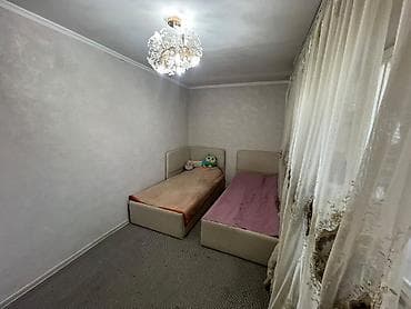 квартира токмок: 2 комнаты, 40 м², Индивидуалка, ул. Московская / Турусбекова Индивидуалка, 5 этаж — 4