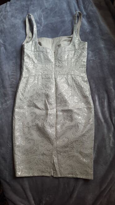 прокат национальных костюмов для детей: Вечернее платье, Коктейльное, Короткая модель, Парча, Без рукавов, Камни, M — 4