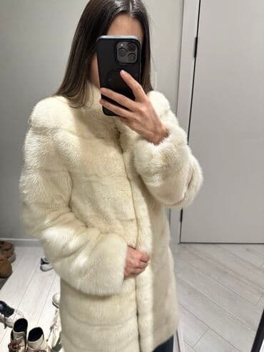 Шуба, Норка, По колено, Канада, Трансформер, S