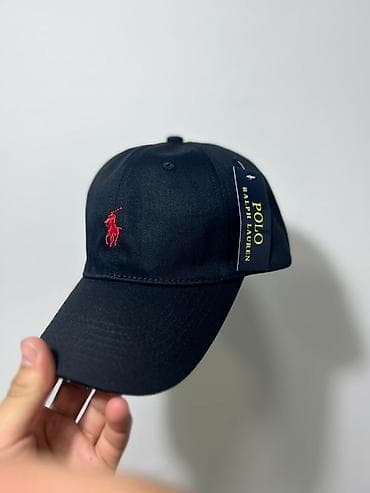 кепка polo: Кепка, Бейсболка, Козырек: Изогнутый, С вышивкой — 1