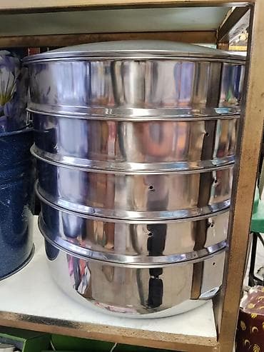 Многоуровневая пароварка из нержавеющей стали - Материал: нержавеющая