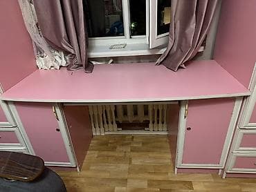 Дом и сад: Детская гарнитура, Для девочки, ДСП, цвет - Розовый — 3