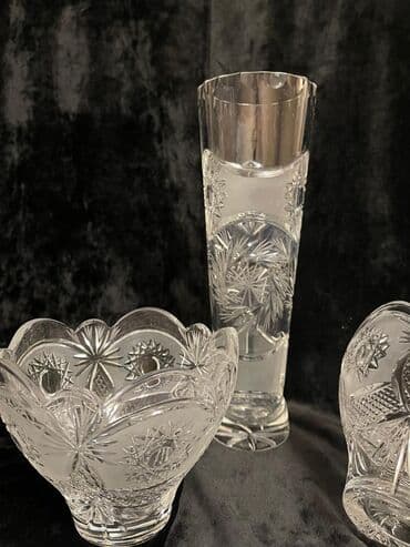 куплю посуды: Хрустальные вазы, салаьники, фрутовницы. Классика чешского хрусталя! — 17