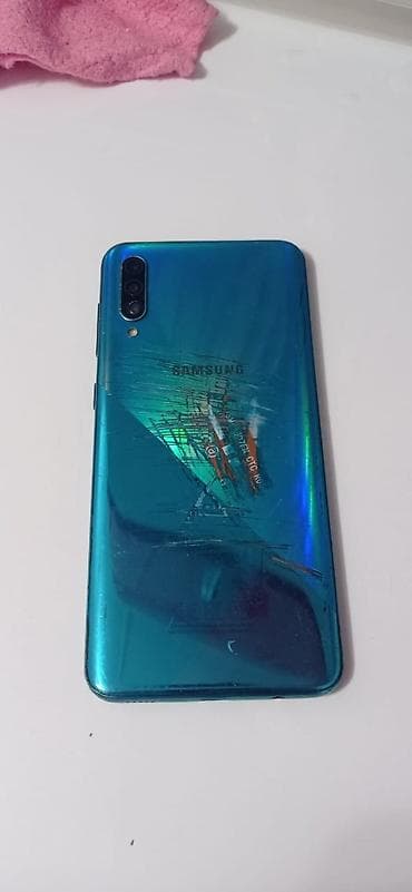 phone 7 plus: Samsung Galaxy A30s, Б/у, 32 ГБ, цвет - Синий, 2 SIM — 3