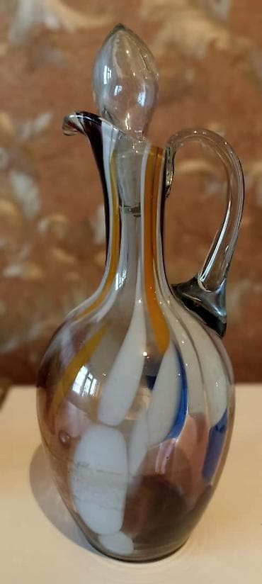 Винтаж, Стеклянный графин - 300 сом - Керамический кувшин-сливочник