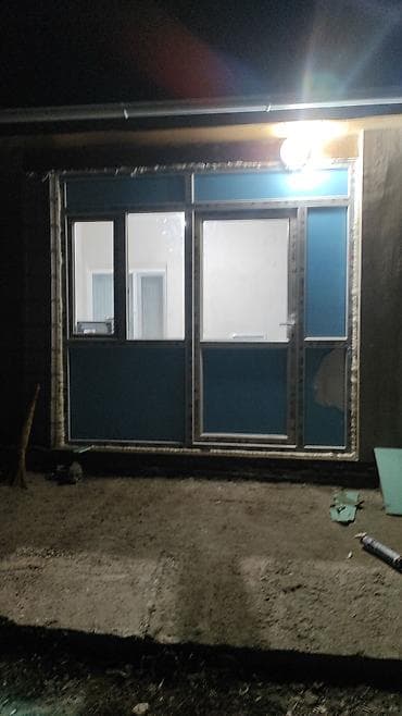 Терезелер жана комплектөөчүлөр: Буюртмага пластик терезе, Терезе түрү: Балкон, Декоративдик өзгөчөлүктөрү: Башка өзгөчөлүктөр, Акы төлөнүүчү орнотуу, Бөлүп төлөө менен — 4