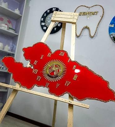 чехол 12 mini: Карта нашего Кыргызстана! Отлично подойдет на подарок для офиса для — 3