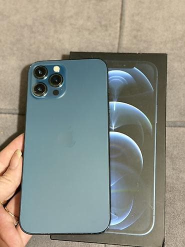 iphone 128: IPhone 12 Pro Max, 256 ГБ, Pacific Blue, Коробка — 4
