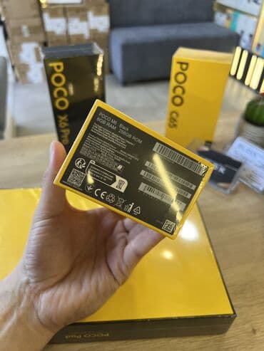 чехол poco m3: Poco M6, Жаңы, 256 ГБ, түсү - Кара, 2 SIM — 2